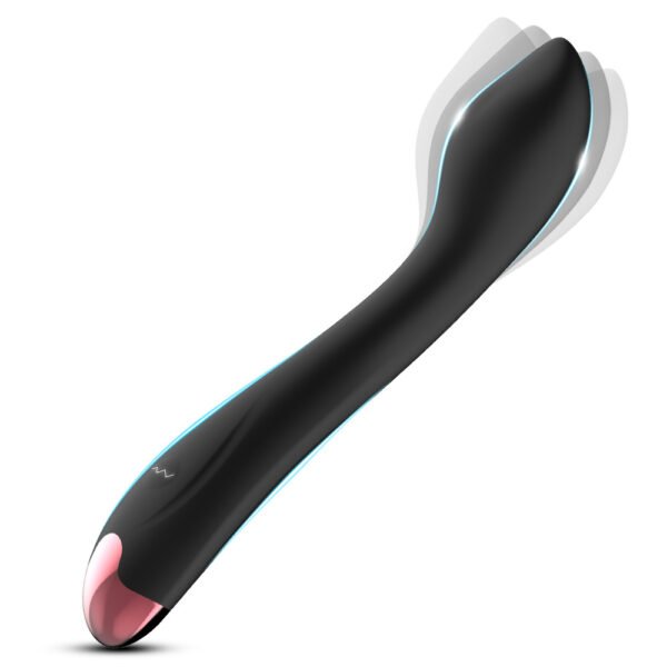 Thumb-Styled Single Vibration G-Spot Bar Waterproof Finger Sleeve Massager USB-Rechargeable Clitoral Stimulator for Women 10-Speed Vibration Massage Wand