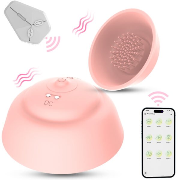 Wireless Remote Control Bra Cup Massager 10 Vibration Modes Breast Massager for Women Breast Stimulator Breast Massage Sensual Toy